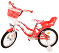 Volare Dievčenský Bicykel Lovely 16 red Dve ručné brzdy