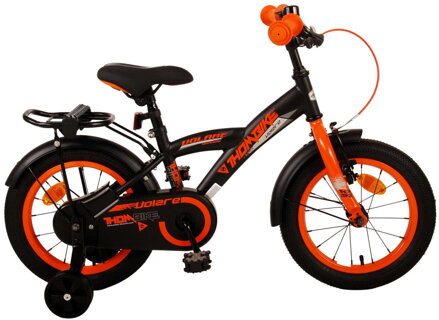 Volare Detský Bicykel pre chlapcov Thombike Black Orange 14