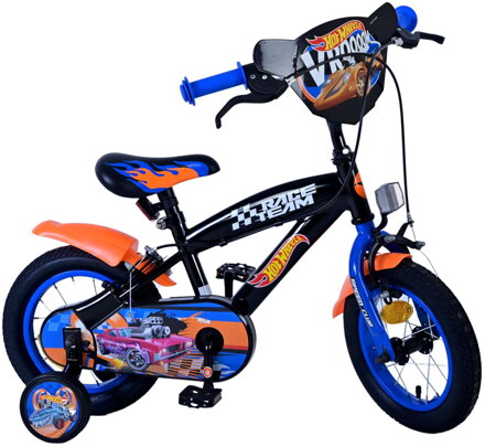 Volare Detský Bicykel 12 Čierny Hot Wheels Dve Ručné Brzdy