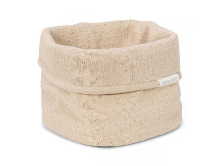 Little Dutch Košík pletený malý Pure Soft Beige Little Dutch Košík pletený malý Pure Soft Beige