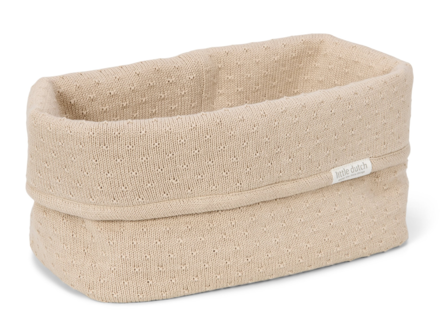 Little Dutch Košík pletený veľký Pure Soft Beige Little Dutch Košík pletený veľký Pure Soft Beige